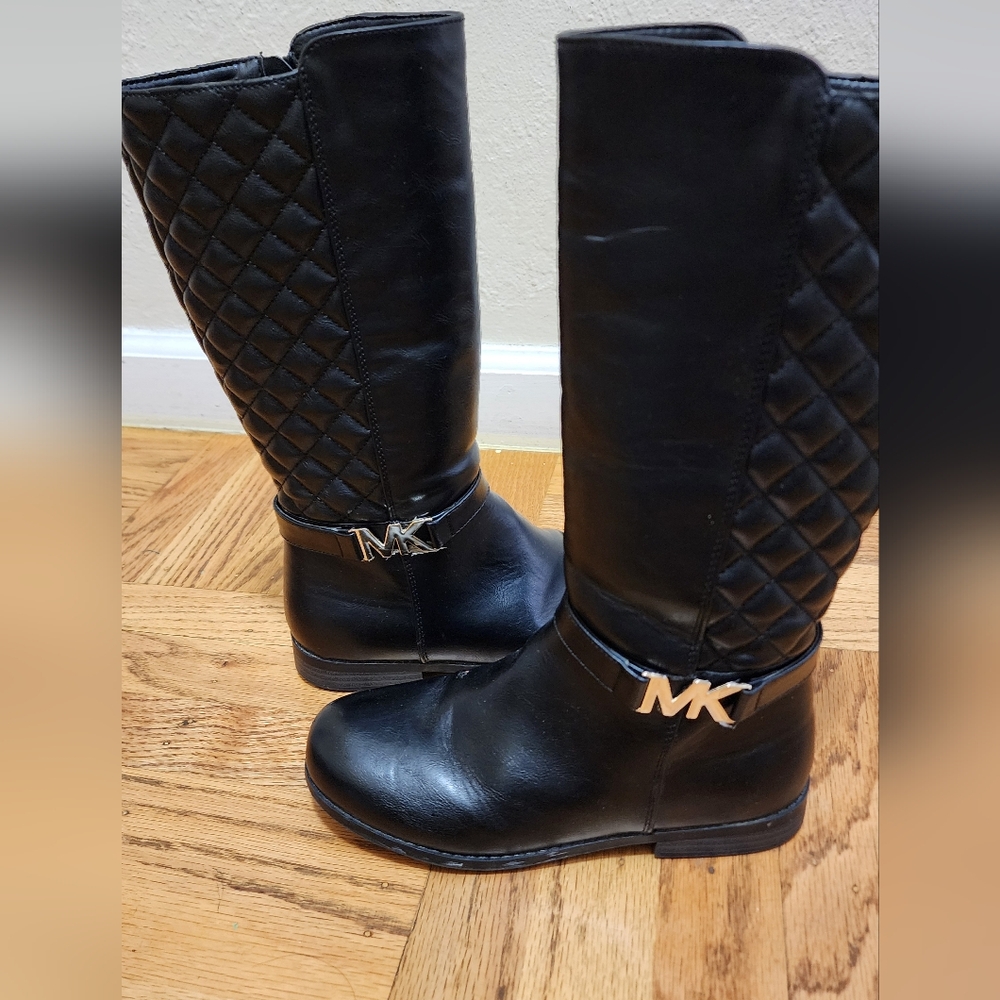 Michael Kors Black Quilted Women's Boots